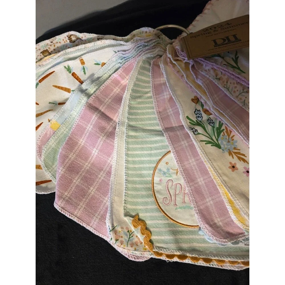 DII Design Imports Sample Swatch For 2024 Spring & Summer Hop Into Spring